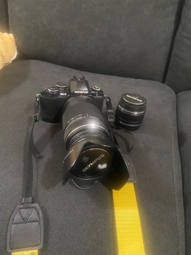 Olympus camera black with - black,